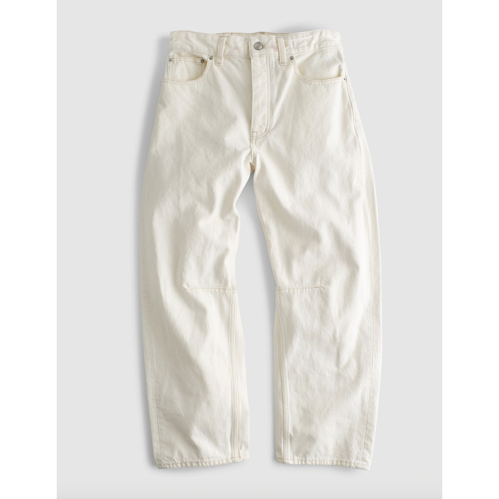 Madewell The Tall Darted Barrel Leg Jean Vintage Canvas Rigid Denim 26T NWT - Picture 7 of 16